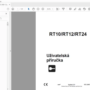 Ditch Witch RT10/RT12/RT24 Uživatelská příručka 053-2461 (CZ) PDF